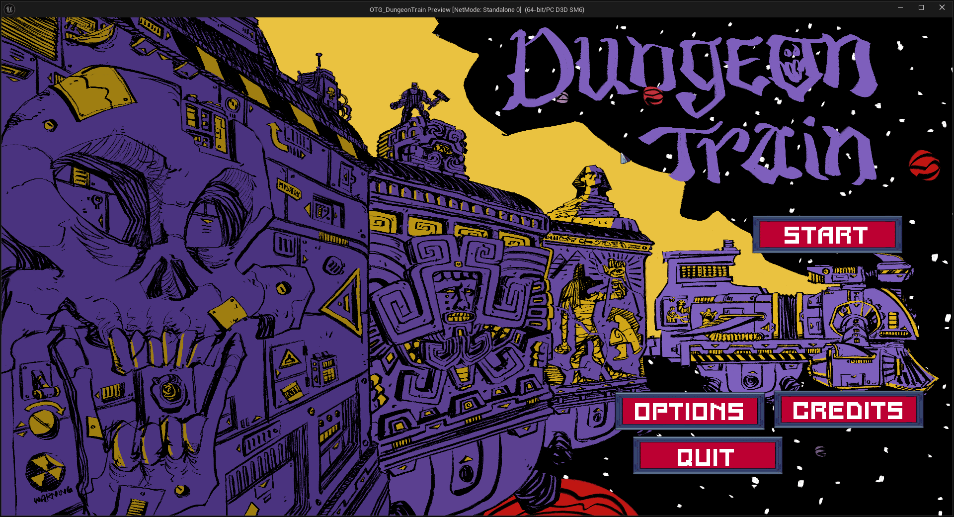 Dungeon Train Main Menu